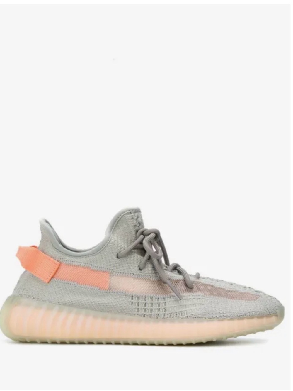 Adidas boost Lightweight Knit Sneaker in Gray with accents